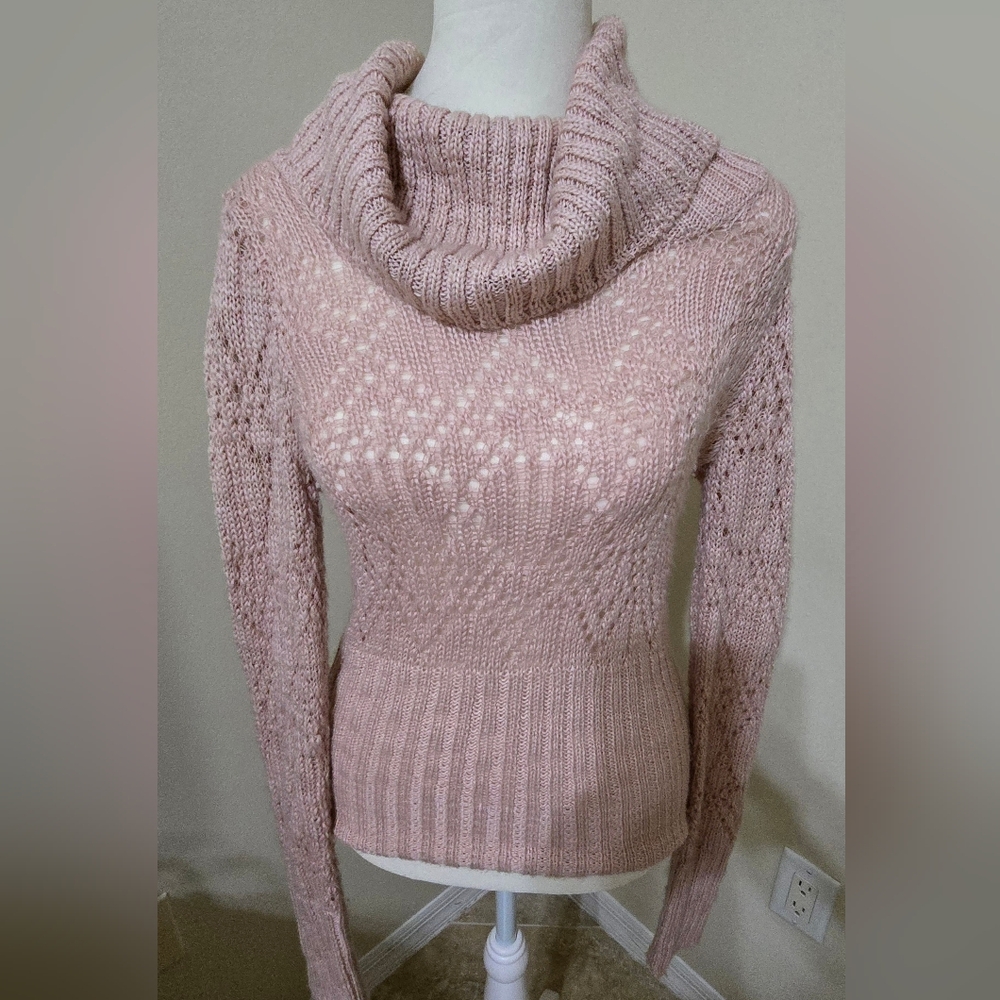 Cozy Pink Knit Sweater